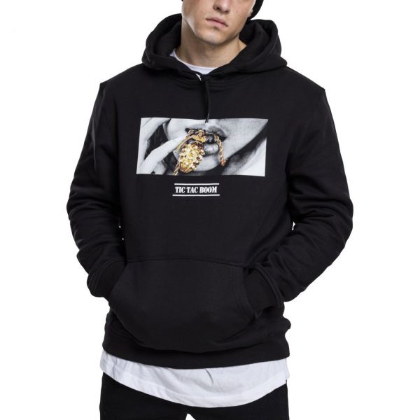 Mister Tee Hoody - BLING BOOM noir