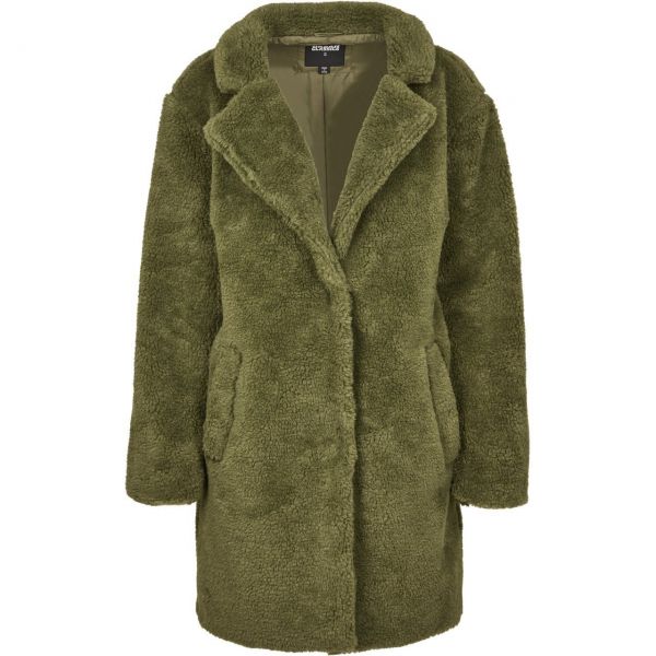 Urban Classics Ladies - OVERSIZED SHERPA Coat salvia