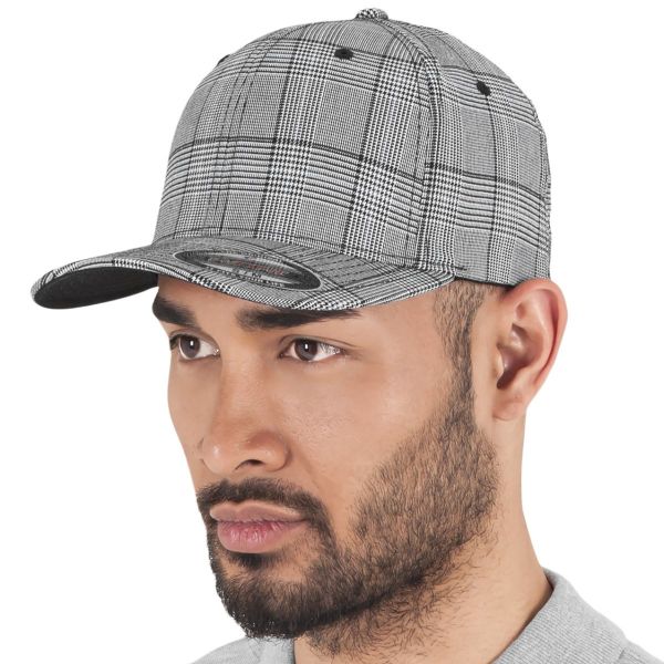 Flexfit GLENN CHECK Stretchable Sports Baseball Cap