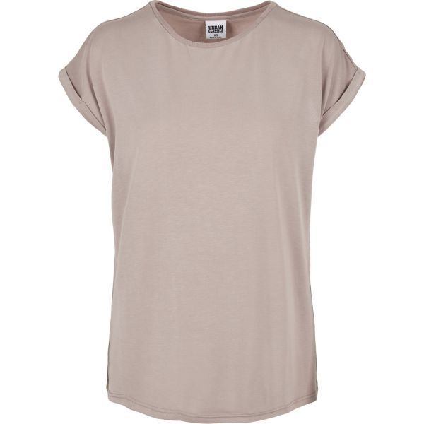 Urban Classics Ladies - Modal Extended Shoulder Top lilac