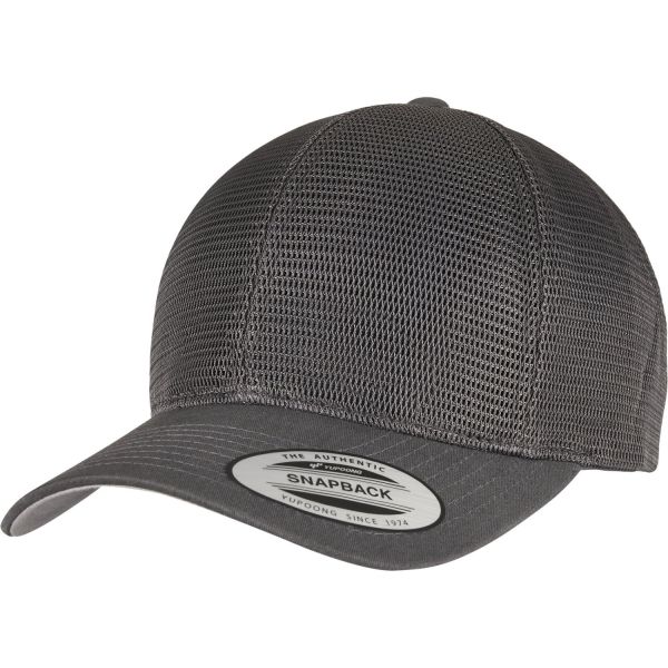 Flexfit 360 OmniMesh Trucker Snapback Cap - noir