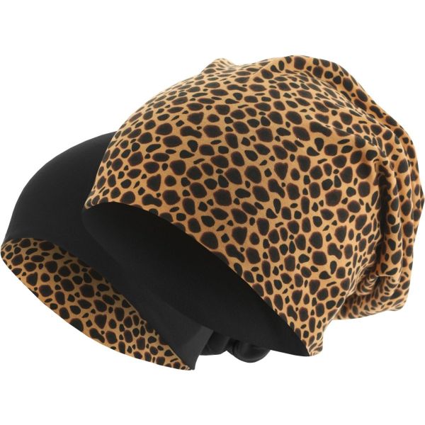 Urban Classics Printed Jersey Beanie - wood camo