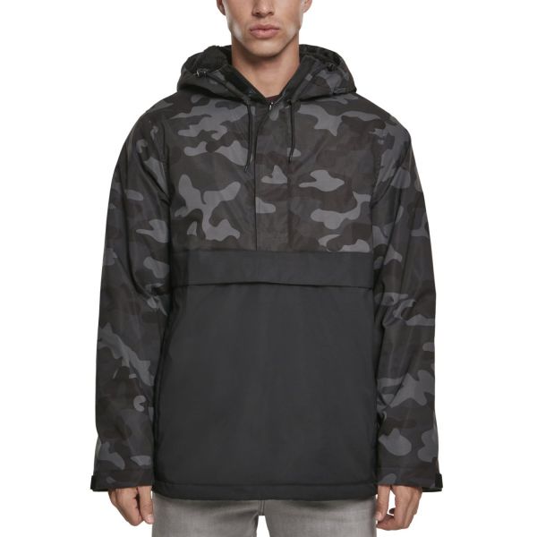 Urban Classics - PADDED PULL OVER Veste d'hiver snow camo