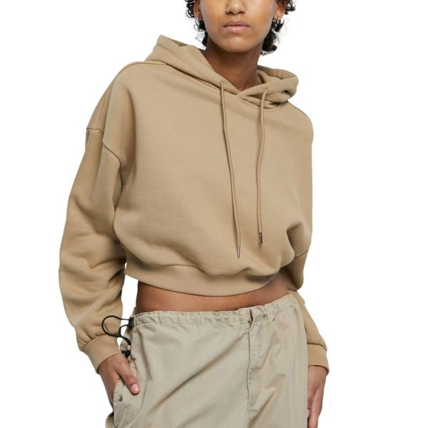 Urban Classics Ladies - Oversized Cropped Heavy Hoody