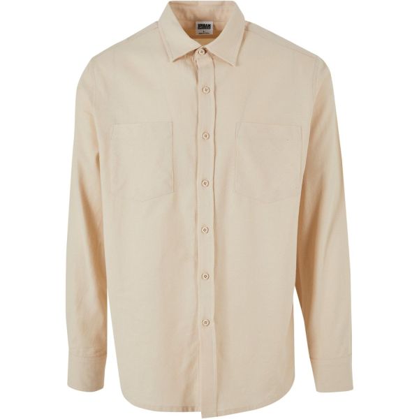 Urban Classics - Flanell Shirt sand