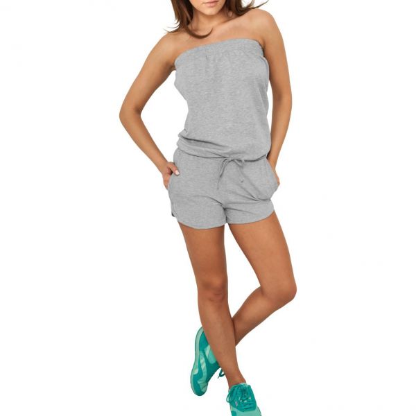 Urban Classics Femme - HOT OVERALL COMBO gris