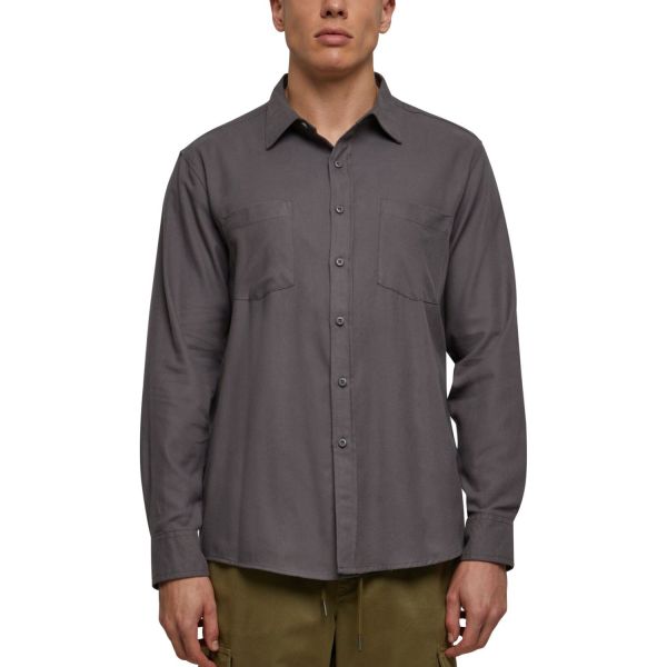 Urban Classics - Flanell Shirt sand