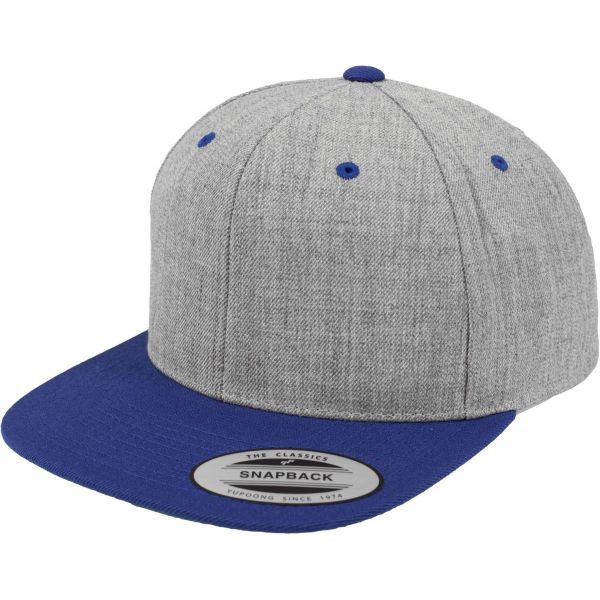 Flexfit Classic 2-Tone Snapback Cap - bruyère gris / royal