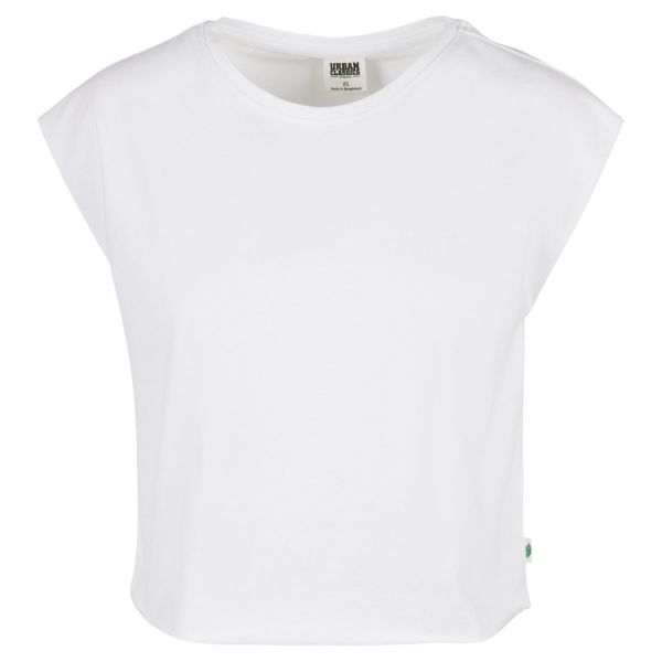 Urban Classics Ladies - Organic Short Top white