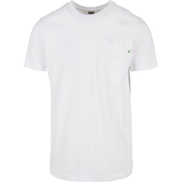 Urban Classics - ORGANIC Cotton Pocket Shirt blanc