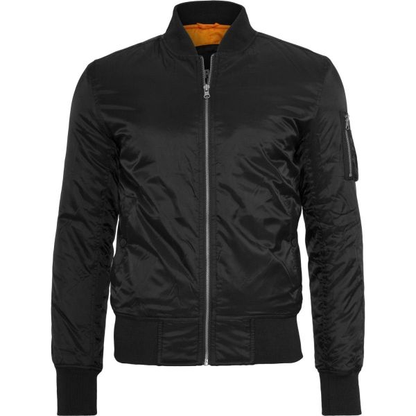 Urban Classics - SHINY BOMBER Veste olive