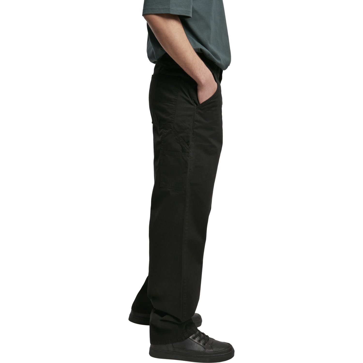 Relaxed Fit Carpenter Pants - Black – ban.do