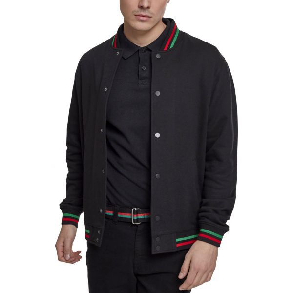 Urban Classics - 3-TONE Baseball College Sweat Jacke