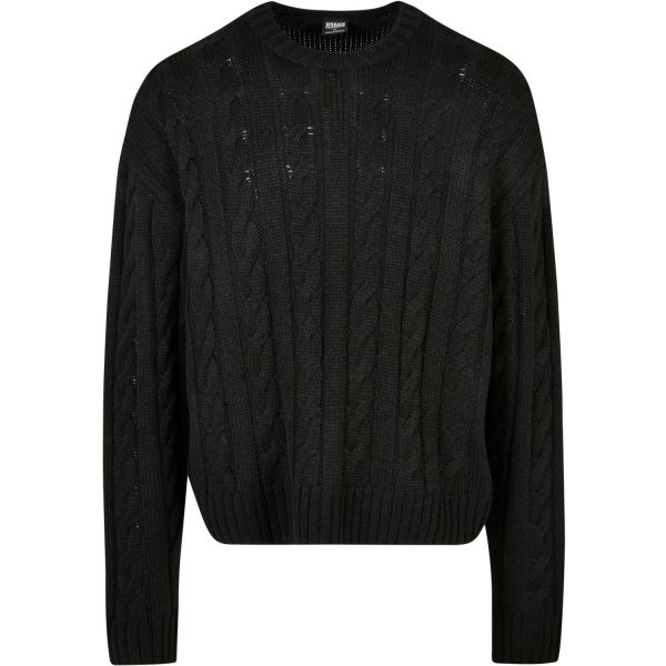 Urban Classics - Boxy Pull tricoté Sweater noir