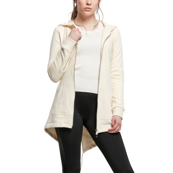 Urban Classics Ladies - SWEAT PARKA Zip Hoody sand