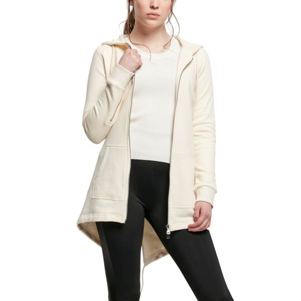 Urban Classics Ladies - SWEAT PARKA Long Zip Hoody