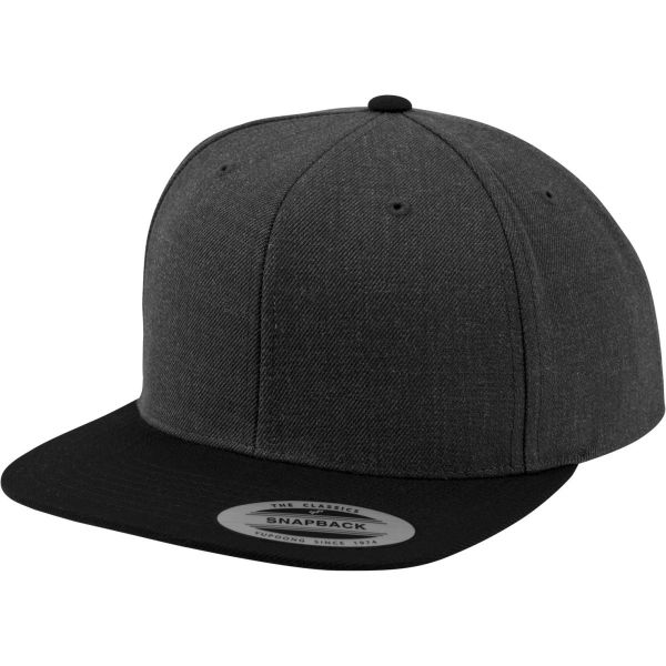 Flexfit Classic 2-Tone Snapback Casquette - noir / neon rose