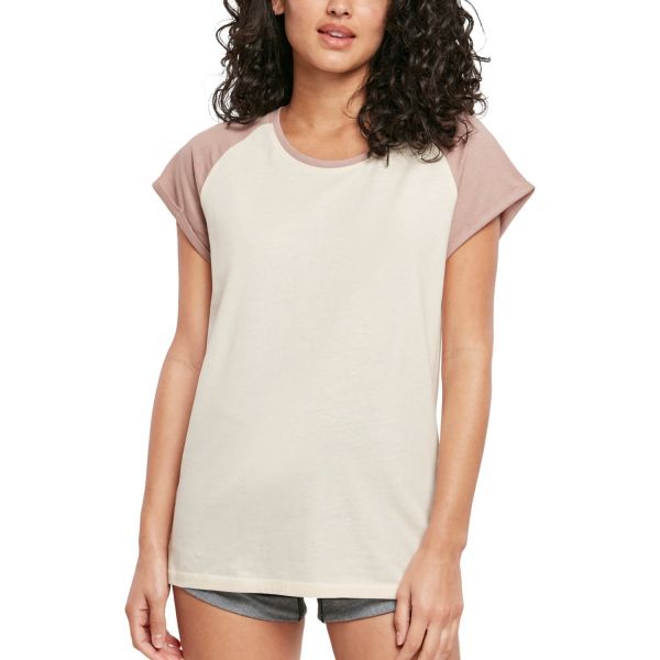 Urban Classics Ladies - RAGLAN Contrast Top Long Shirt