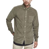 Urban Classics - Velours côtelé Chemise olive Urban Classics - Velours côtelé Chemise olive
