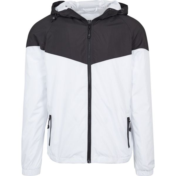 Urban Classics - TECH Windrunner Jacket black / olive
