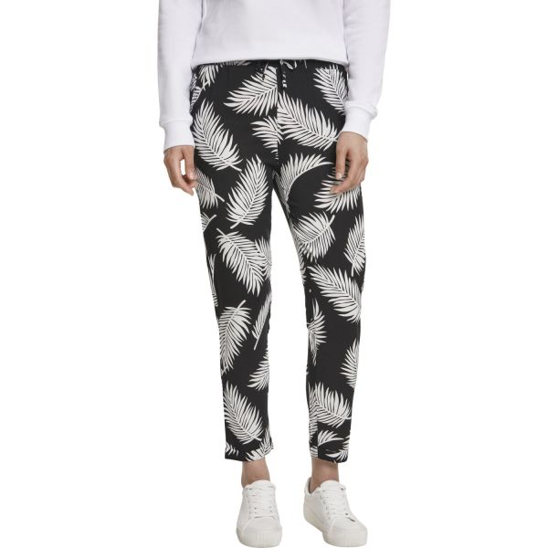 Urban Classics Ladies - Elastic Waist Viskose Hose
