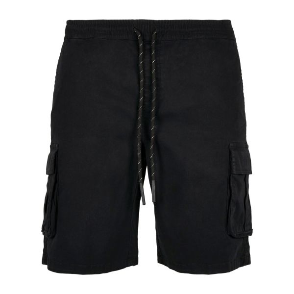 Urban Classics - Drawstring Cargo Stretch Shorts black