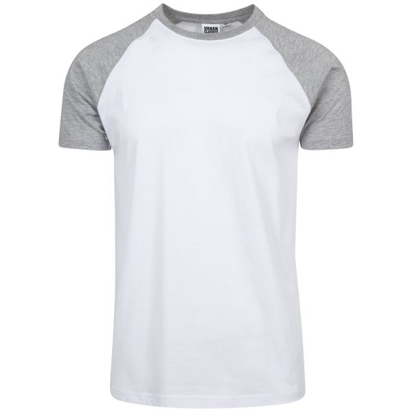 Urban Classics - RAGLAN Contrast T-Shirt charcoal / bottle