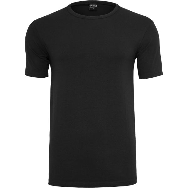 Urban Classics - FITTED STRETCH Shirt noir