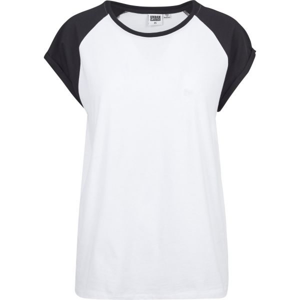 Urban Classics Ladies - RAGLAN Contrast Top Long Shirt