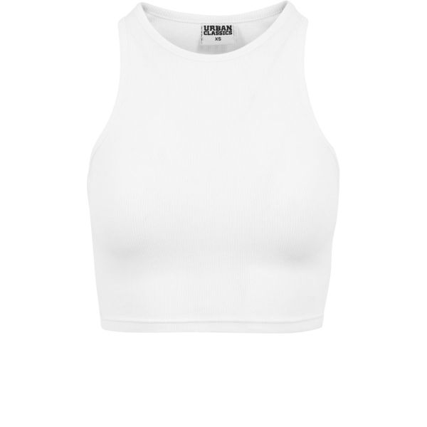 Urban Classics Ladies - Cropped Rib Tank Top softseagrass