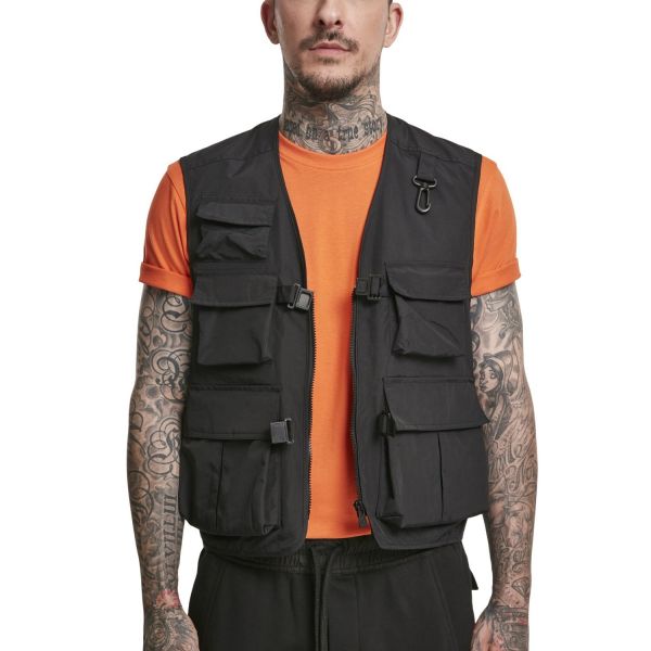 Urban Classics - TACTICAL Gilet noir