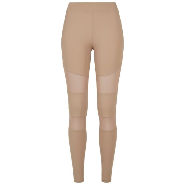 Urban Classics Ladies - TECH MESH Leggings brown