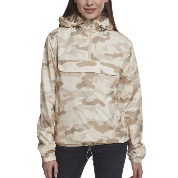 Urban Classics Ladies - PULL OVER Veste lilac camo