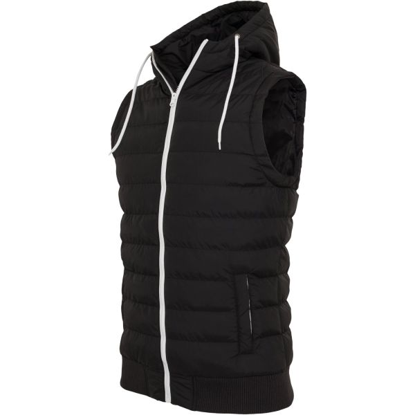 Urban Classics - HOODED SMALL BUBBLE Gilet noir - XXL