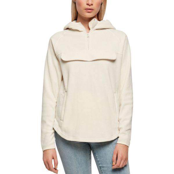 Urban Classics Ladies - Polar Micro Fleece Pull-Over Hoody