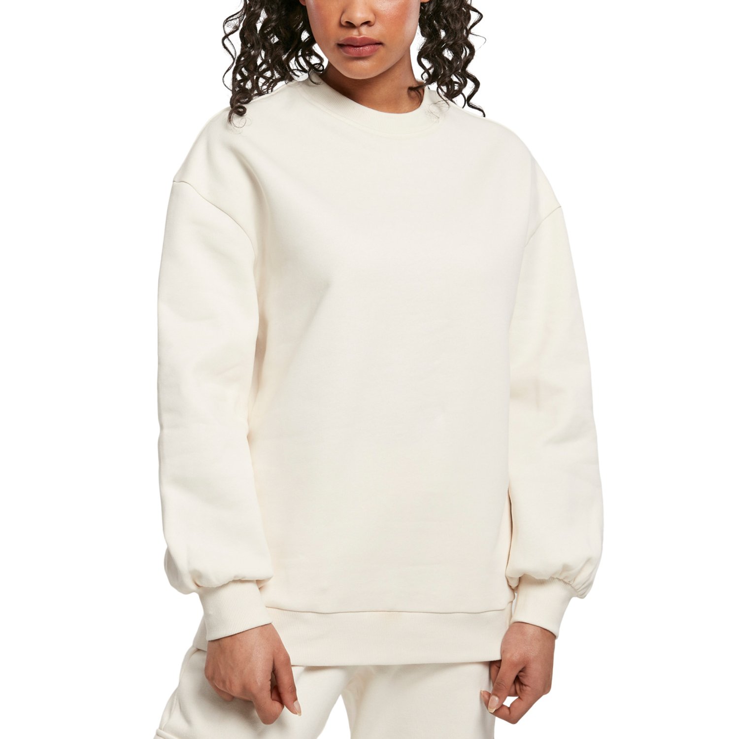 Urban Classics Ladies | Crewneck - | Urban | Sweatshirts Shop | Oversized Sweater FRAUEN Pullover ORGANIC Street