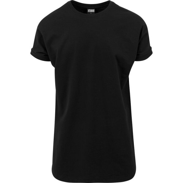 Urban Classics - SHAPED Long Turnup Tee whitesand