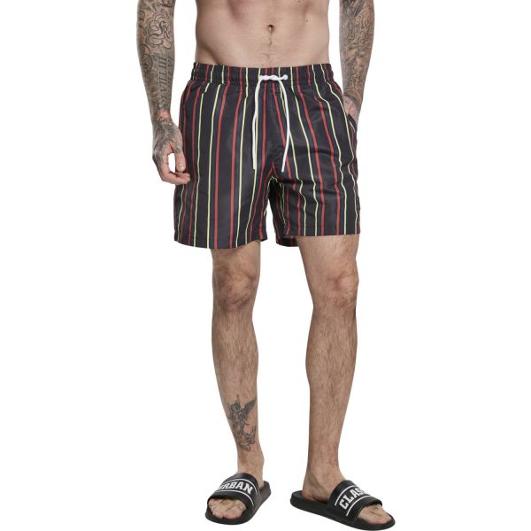 Urban Classics - STRIPED Short de bain multi navy