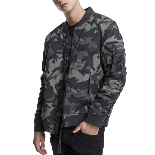 Urban Classics - VINTAGE COTTON Bomber Flieger Pilot Jacke