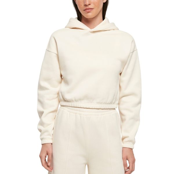 Urban Classics Ladies - Short Oversized Hoody sand