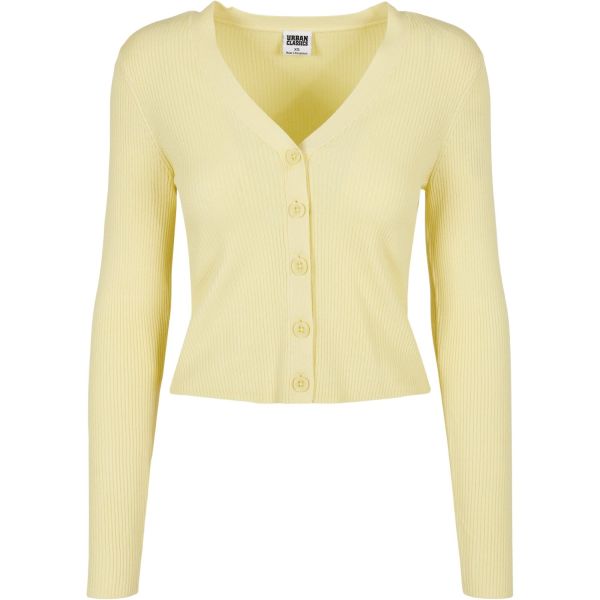 Urban Classics Ladies - Short Rib Knit Cardigan Strickjacke
