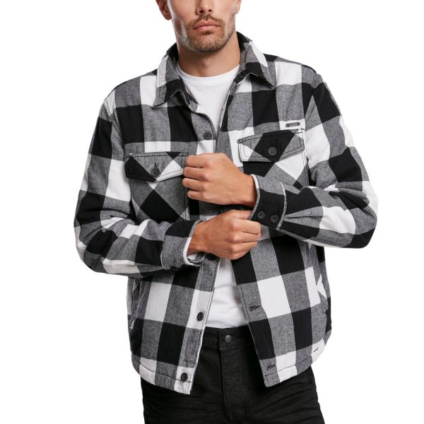 red black lumberjack jacket