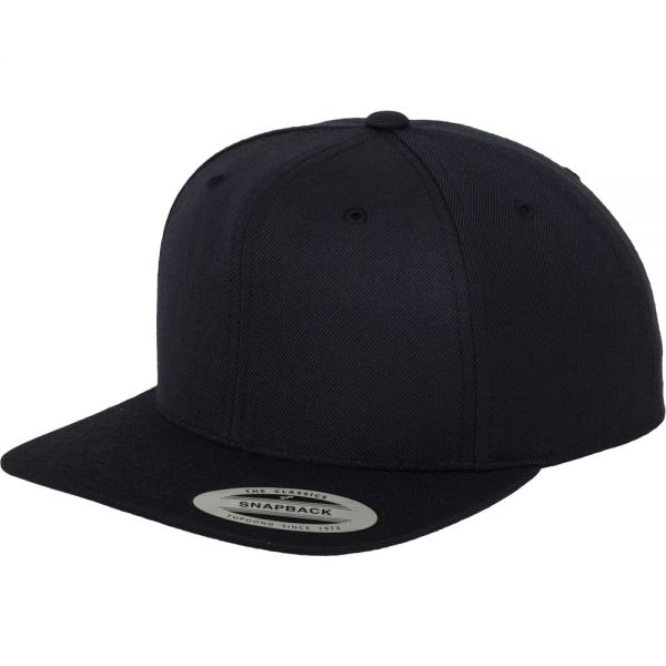 Flexfit Classic 6-Panel Snapback Cap - maroon