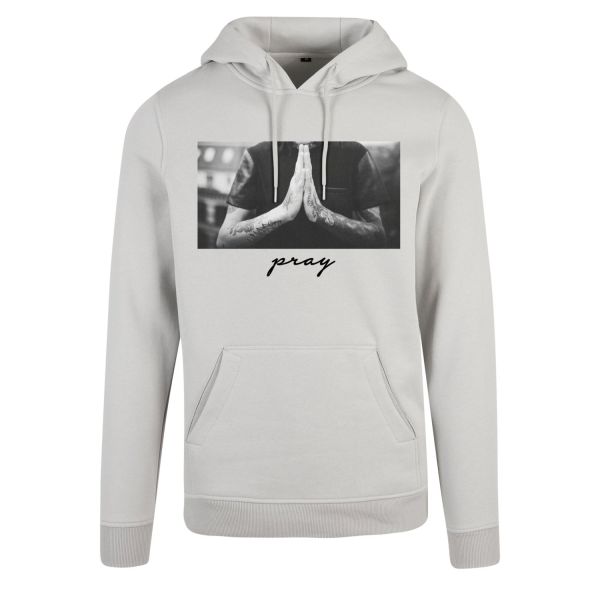 Mister Tee Hoody - PRAY light asphalt