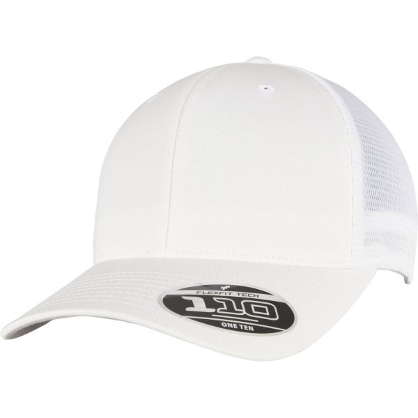 Flexfit 110 Trucker Mesh Snapback Cap - royal / blanc