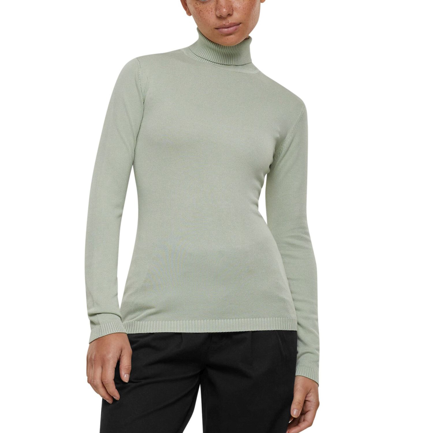 Urban Classics Ladies - Knitted Turtleneck Sweater | Sweater | Sweatshirts  | WOMEN | URBAN STREET EN