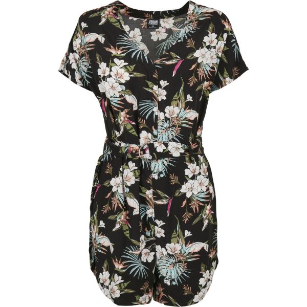 Urban Classics Ladies - Short Jumpsuit mit Gürtel