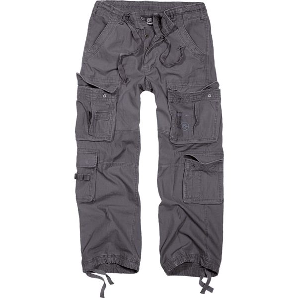 Brandit Pure Vintage Cargo Army Trousers snow camo
