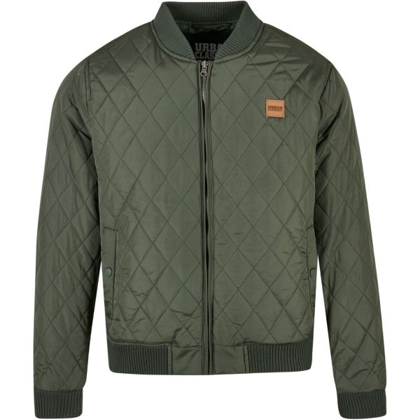 Urban Classics - DIAMOND Nylon Veste Matelassée noir