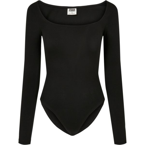 Urban Classics Ladies - Organic Longsleeve Body bark